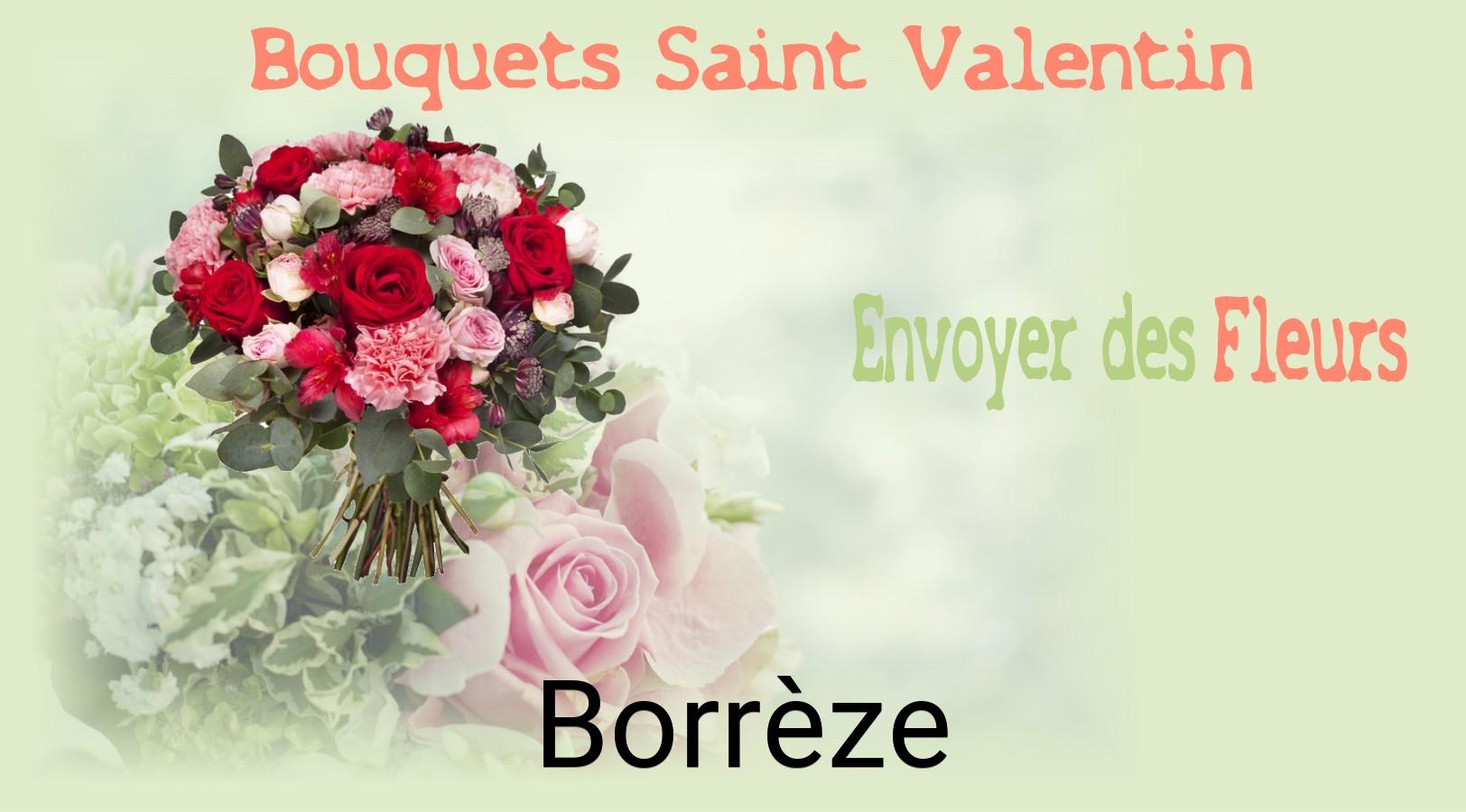 Roses de Saint-Valentin livrées à Borrèze